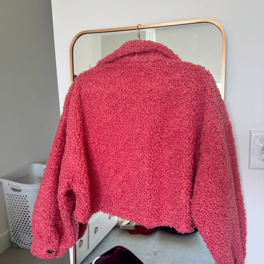 Double Zero Fuzzy Shacket - image 3